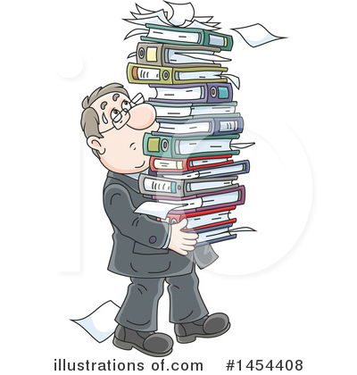 Books Clipart #1454408 by Alex Bannykh