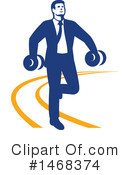 Business Man Clipart #1468374 by patrimonio