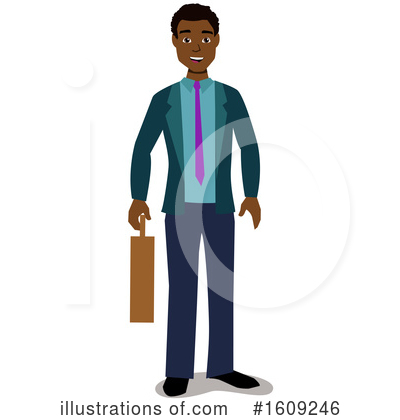 Royalty-Free (RF) Business Man Clipart Illustration by peachidesigns - Stock Sample #1609246