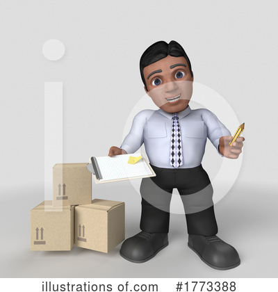 Royalty-Free (RF) Business Man Clipart Illustration by KJ Pargeter - Stock Sample #1773388