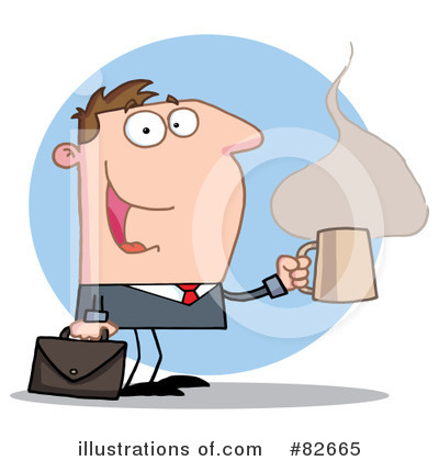 Royalty-Free (RF) Business Man Clipart Illustration by Hit Toon - Stock Sample #82665