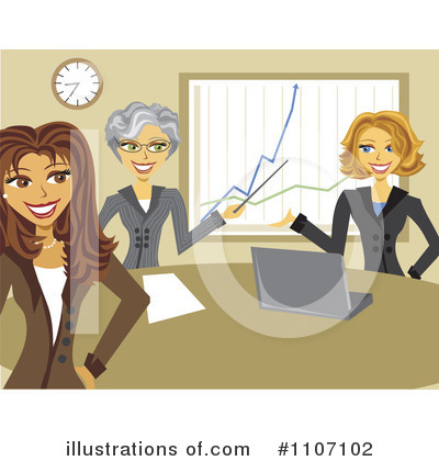 Royalty-Free (RF) Business Team Clipart Illustration by Amanda Kate - Stock Sample #1107102