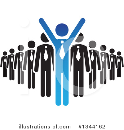 Standing Out Clipart #1344162 by ColorMagic