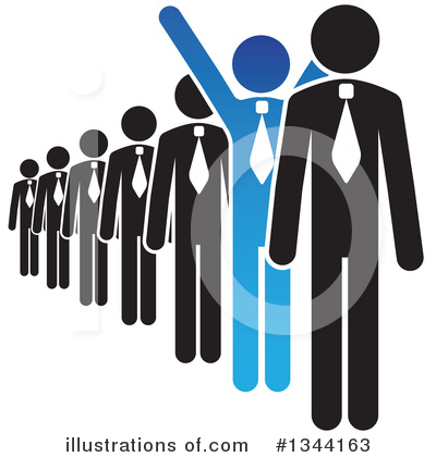 Royalty-Free (RF) Business Team Clipart Illustration by ColorMagic - Stock Sample #1344163