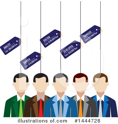 Royalty-Free (RF) Business Team Clipart Illustration by ColorMagic - Stock Sample #1444728