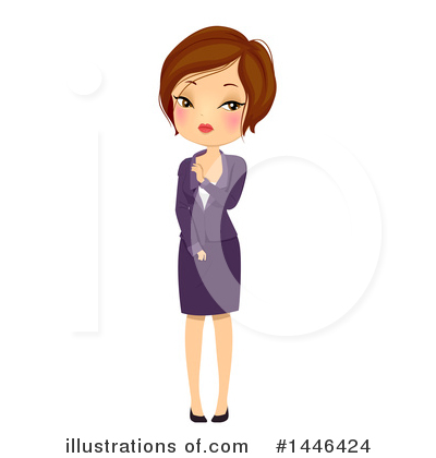 Royalty-Free (RF) Business Woman Clipart Illustration by BNP Design Studio - Stock Sample #1446424