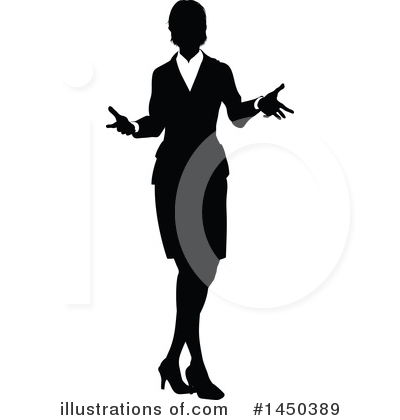 Royalty-Free (RF) Business Woman Clipart Illustration by AtStockIllustration - Stock Sample #1450389