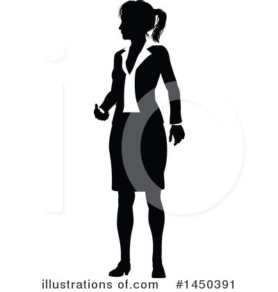 Royalty-Free (RF) Business Woman Clipart Illustration by AtStockIllustration - Stock Sample #1450391