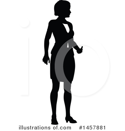Royalty-Free (RF) Business Woman Clipart Illustration by AtStockIllustration - Stock Sample #1457881
