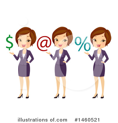 Royalty-Free (RF) Business Woman Clipart Illustration by BNP Design Studio - Stock Sample #1460521