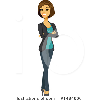 Business Woman Clipart #1484600 by Amanda Kate