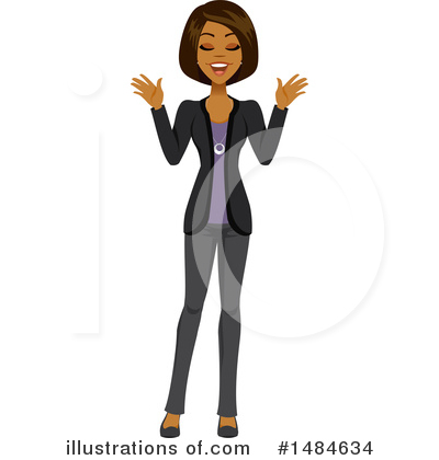 Royalty-Free (RF) Business Woman Clipart Illustration by Amanda Kate - Stock Sample #1484634