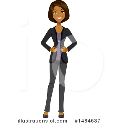 Business Woman Clipart #1484637 by Amanda Kate