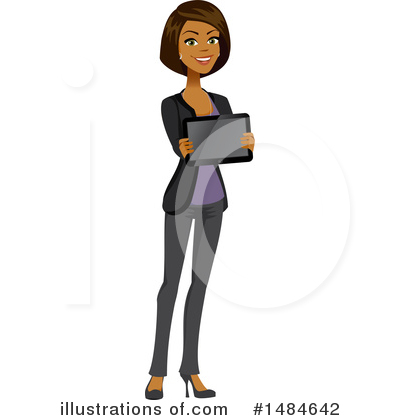 Royalty-Free (RF) Business Woman Clipart Illustration by Amanda Kate - Stock Sample #1484642