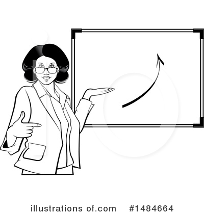 Royalty-Free (RF) Business Woman Clipart Illustration by Lal Perera - Stock Sample #1484664