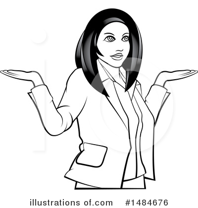 Royalty-Free (RF) Business Woman Clipart Illustration by Lal Perera - Stock Sample #1484676