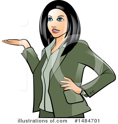 Royalty-Free (RF) Business Woman Clipart Illustration by Lal Perera - Stock Sample #1484701