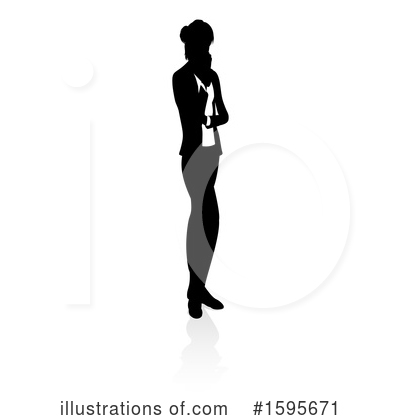 Royalty-Free (RF) Business Woman Clipart Illustration by AtStockIllustration - Stock Sample #1595671