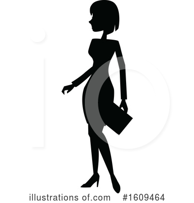 Royalty-Free (RF) Business Woman Clipart Illustration by peachidesigns - Stock Sample #1609464