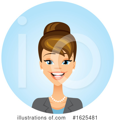 Royalty-Free (RF) Business Woman Clipart Illustration by Amanda Kate - Stock Sample #1625481