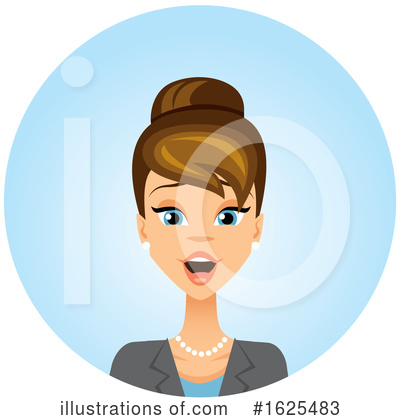 Royalty-Free (RF) Business Woman Clipart Illustration by Amanda Kate - Stock Sample #1625483