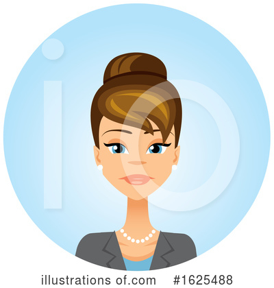 Royalty-Free (RF) Business Woman Clipart Illustration by Amanda Kate - Stock Sample #1625488