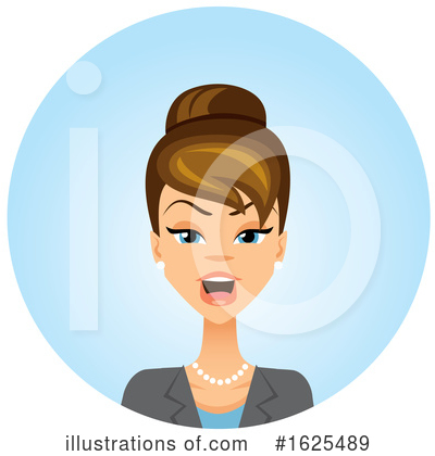 Royalty-Free (RF) Business Woman Clipart Illustration by Amanda Kate - Stock Sample #1625489