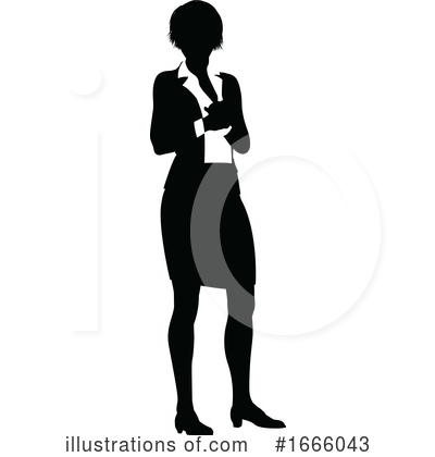 Royalty-Free (RF) Business Woman Clipart Illustration by AtStockIllustration - Stock Sample #1666043