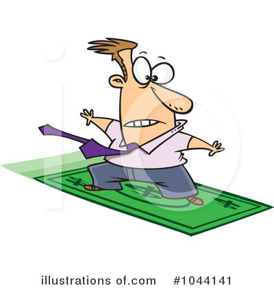 Royalty-Free (RF) Businessman Clipart Illustration by toonaday - Stock Sample #1044141