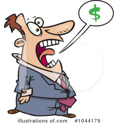 Royalty-Free (RF) Businessman Clipart Illustration by toonaday - Stock Sample #1044179