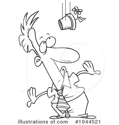 Royalty-Free (RF) Businessman Clipart Illustration by toonaday - Stock Sample #1044521