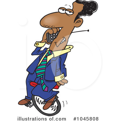 Royalty-Free (RF) Businessman Clipart Illustration by toonaday - Stock Sample #1045808