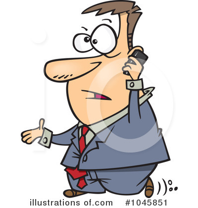 Royalty-Free (RF) Businessman Clipart Illustration by toonaday - Stock Sample #1045851