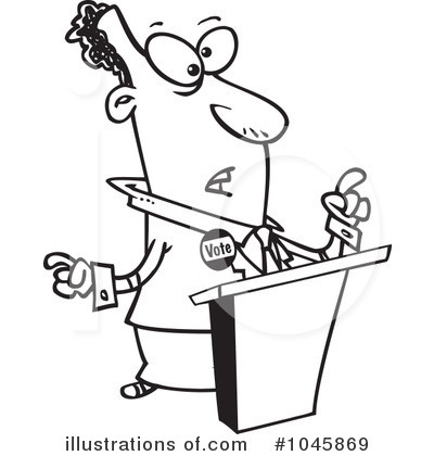 Royalty-Free (RF) Businessman Clipart Illustration by toonaday - Stock Sample #1045869