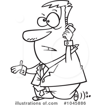 Royalty-Free (RF) Businessman Clipart Illustration by toonaday - Stock Sample #1045886