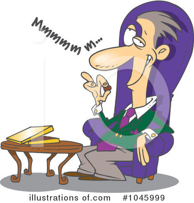 Royalty-Free (RF) Businessman Clipart Illustration by toonaday - Stock Sample #1045999