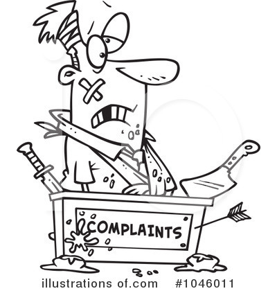 Complaint Clipart #1046011 by toonaday
