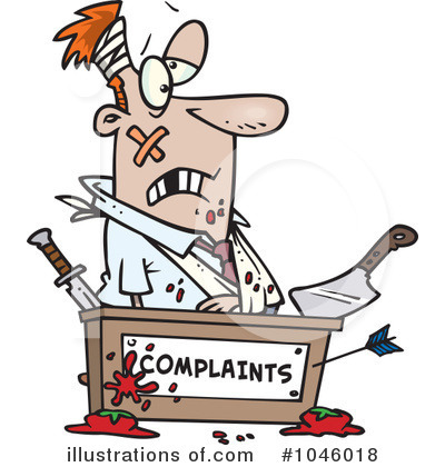 Complaint Clipart #1046018 by toonaday