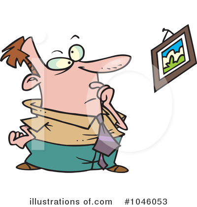 Royalty-Free (RF) Businessman Clipart Illustration by toonaday - Stock Sample #1046053