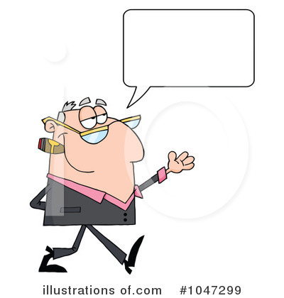 Royalty-Free (RF) Businessman Clipart Illustration by Hit Toon - Stock Sample #1047299