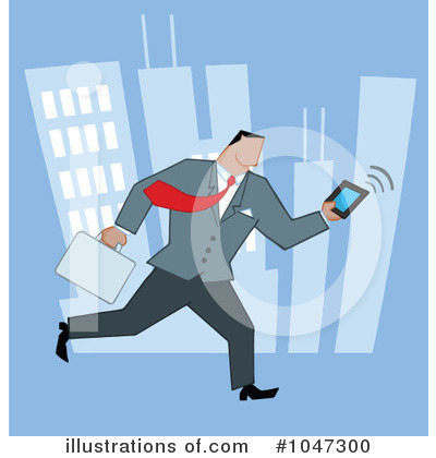 Royalty-Free (RF) Businessman Clipart Illustration by Hit Toon - Stock Sample #1047300
