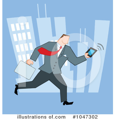 Royalty-Free (RF) Businessman Clipart Illustration by Hit Toon - Stock Sample #1047302