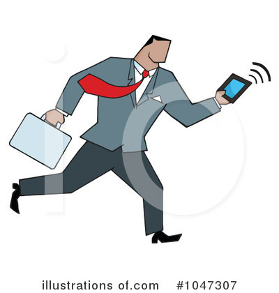 Royalty-Free (RF) Businessman Clipart Illustration by Hit Toon - Stock Sample #1047307