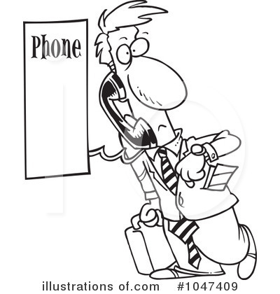 Royalty-Free (RF) Businessman Clipart Illustration by toonaday - Stock Sample #1047409