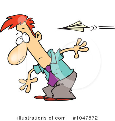 Royalty-Free (RF) Businessman Clipart Illustration by toonaday - Stock Sample #1047572