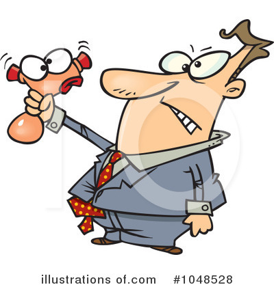 Royalty-Free (RF) Businessman Clipart Illustration by toonaday - Stock Sample #1048528