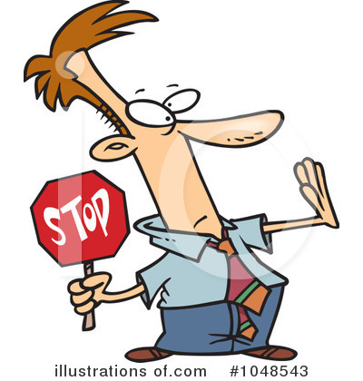 Stop Sign Clipart #1048543 by toonaday