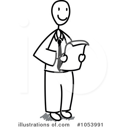 Businessman Clipart #1053991 by Frog974