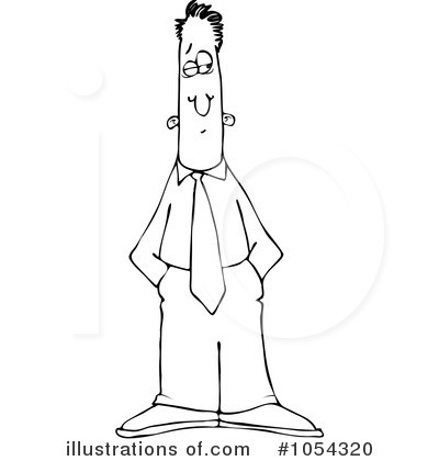 Royalty-Free (RF) Businessman Clipart Illustration by djart - Stock Sample #1054320