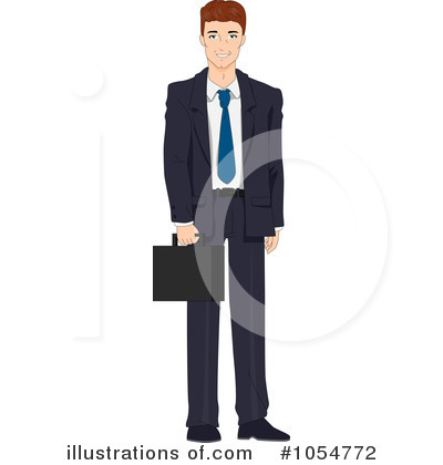 Royalty-Free (RF) Businessman Clipart Illustration by BNP Design Studio - Stock Sample #1054772